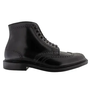 7 CM / 2.76 Inches CMR CHAMARIPA Elevator Shoes - Black Shell Cordovan Wing Tip Height Increasing Boots for Men