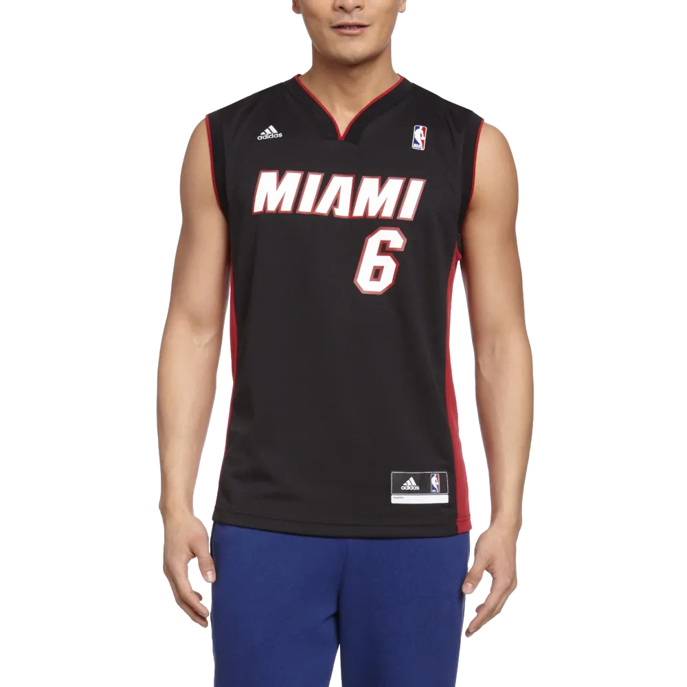 Adidas Men's Miami Heat Lebron James NBA Replica Jersey