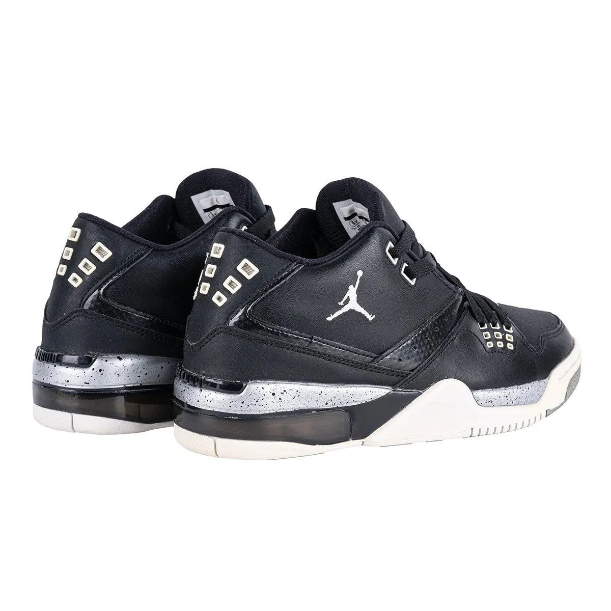 Air Jordan Flight 23 Bg Sneakers Leather Black Colour For Kids