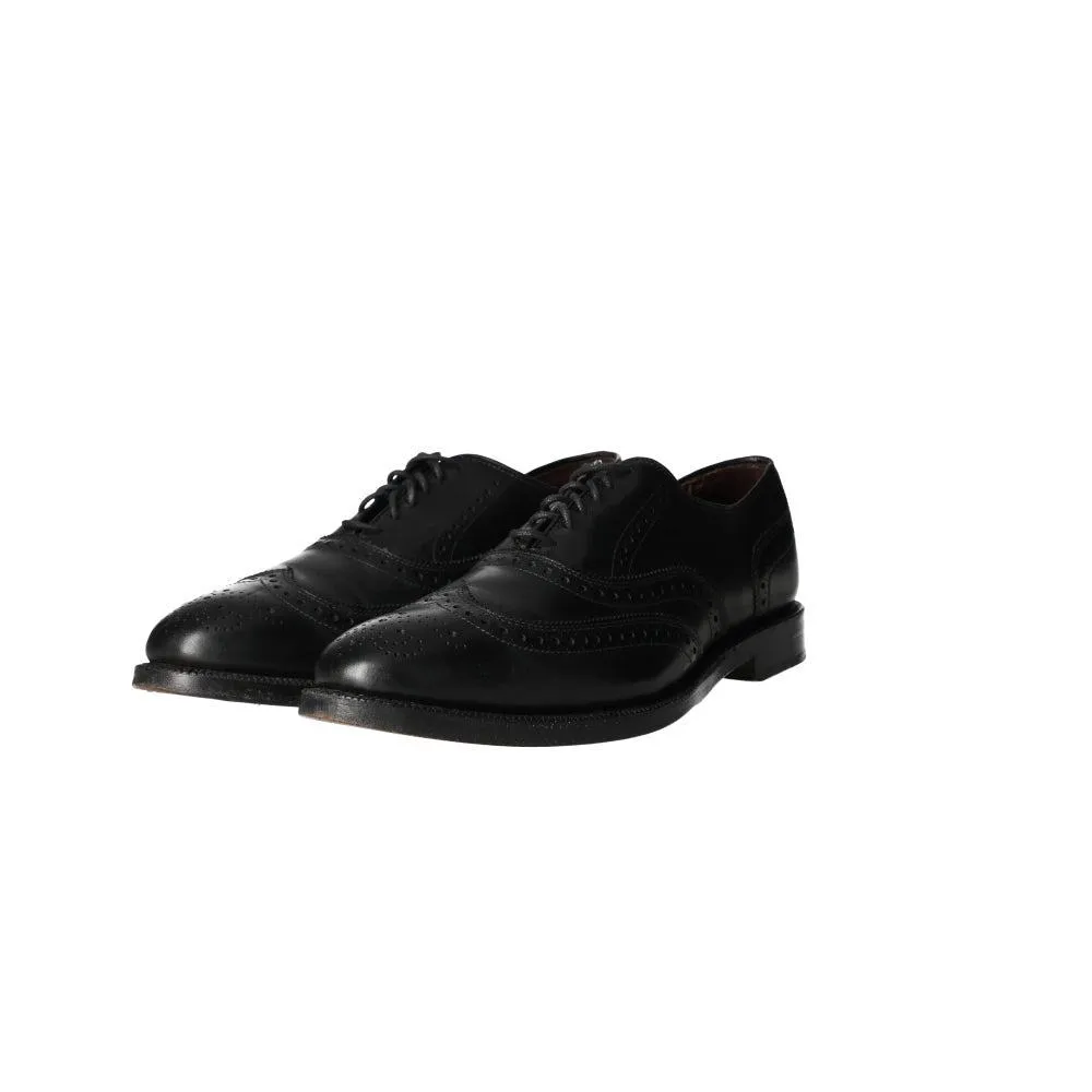 Allen Edmonds Brogue Oxford Formal Lace Ups Leather Black Colour For Men