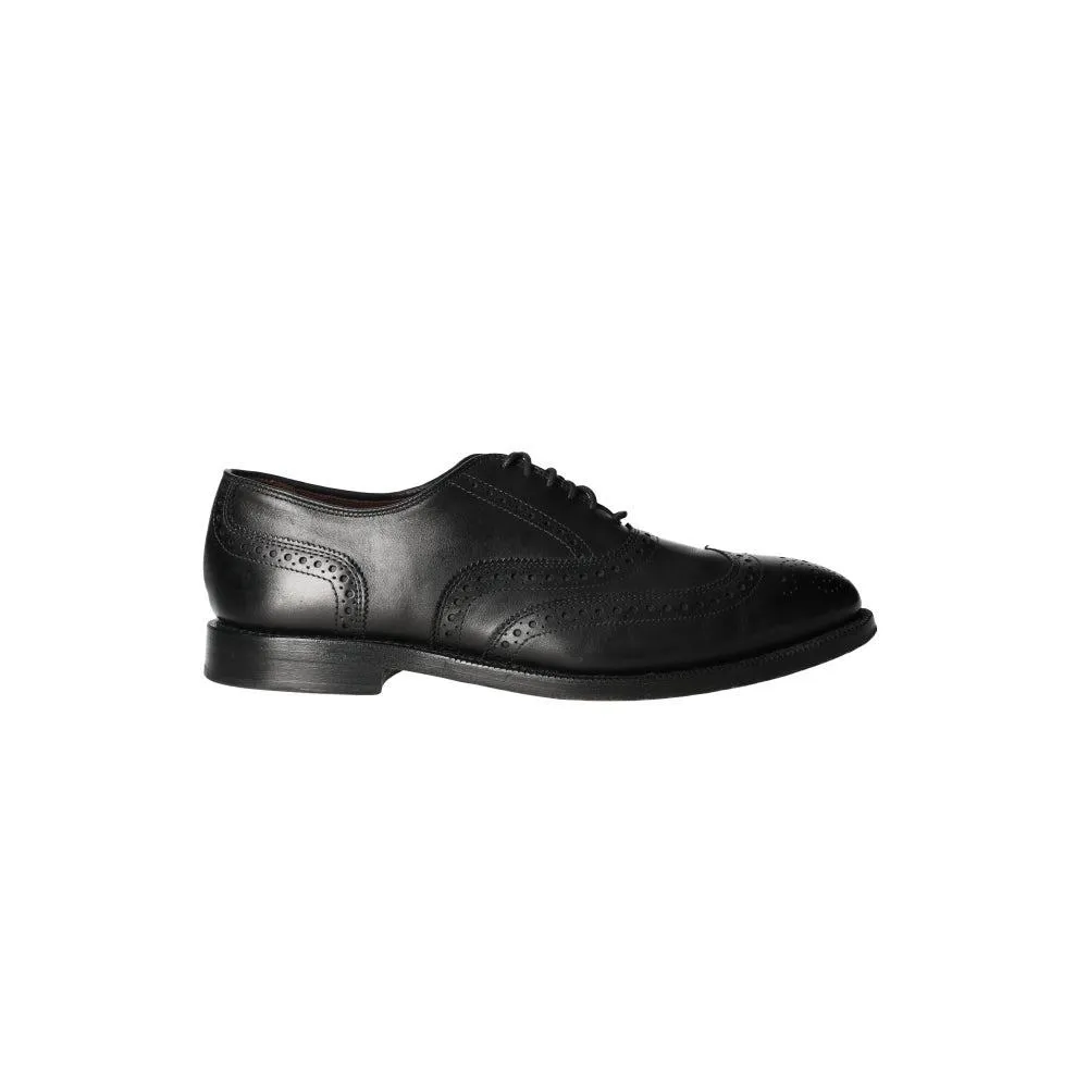 Allen Edmonds Brogue Oxford Formal Lace Ups Leather Black Colour For Men