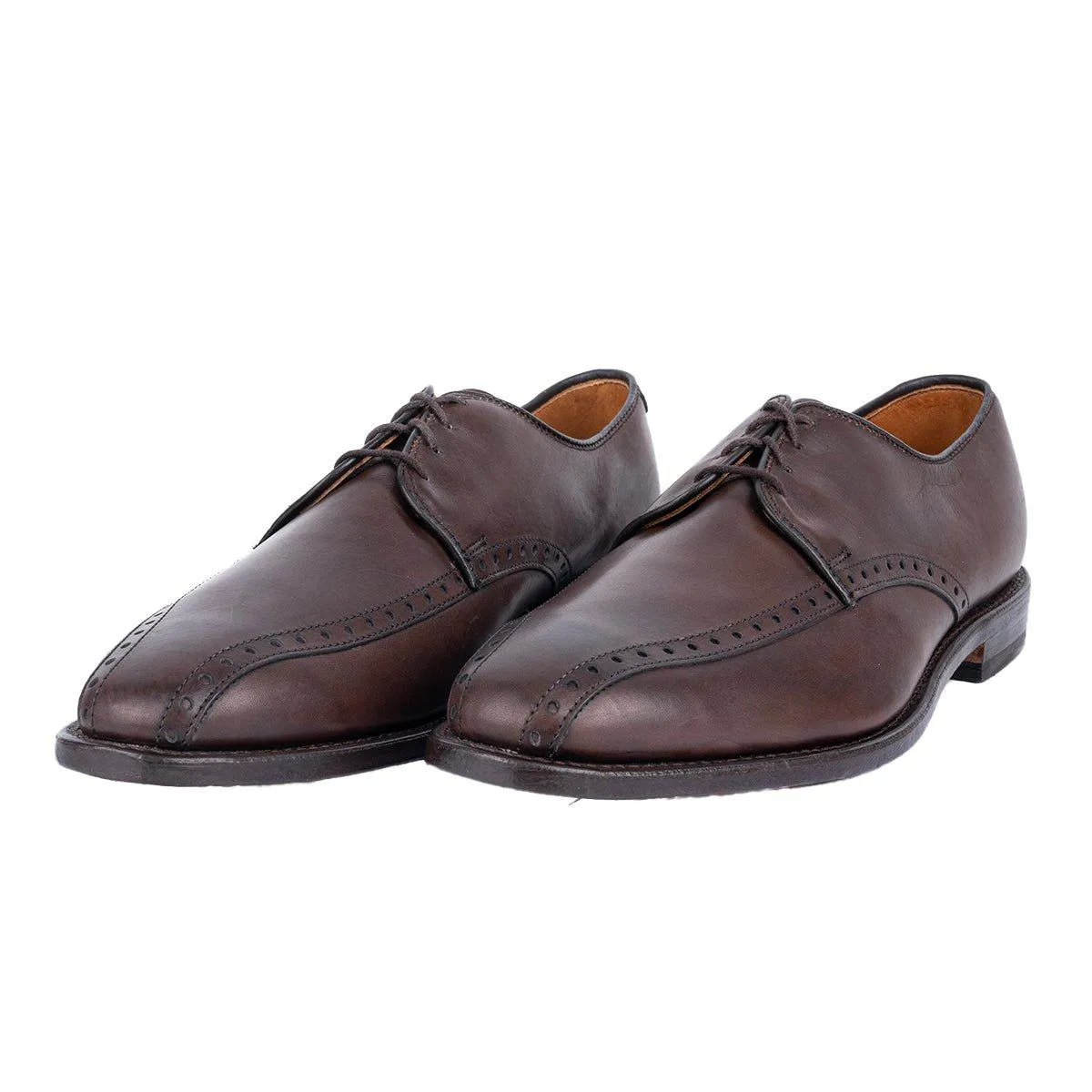 Allen Edmonds Wendell Formal Lace Ups Leather Brown Colour For Men