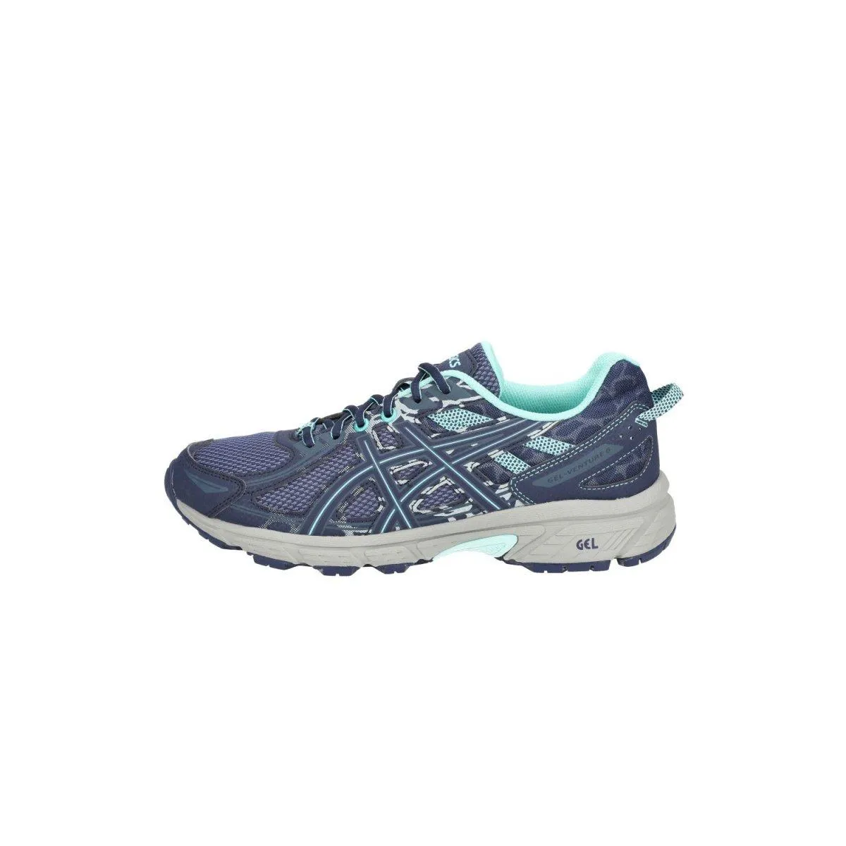 Asics Gelventure 6 Running Sport Shoes Sport Blue Colour For Women