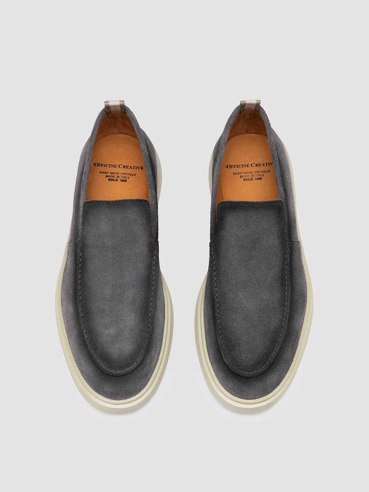 BONES 002 - Blue Suede Loafers