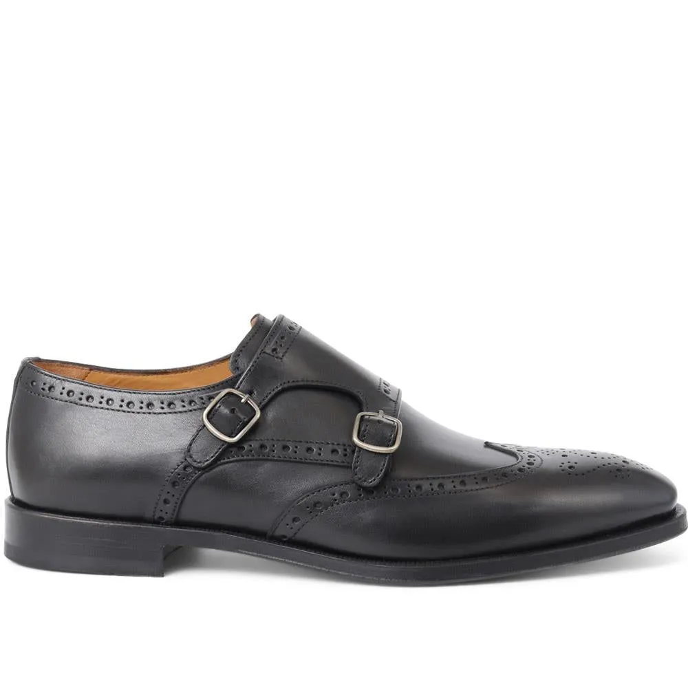 Chilton Leather Double Strap Monk Shoes - CHILTON / 323 782