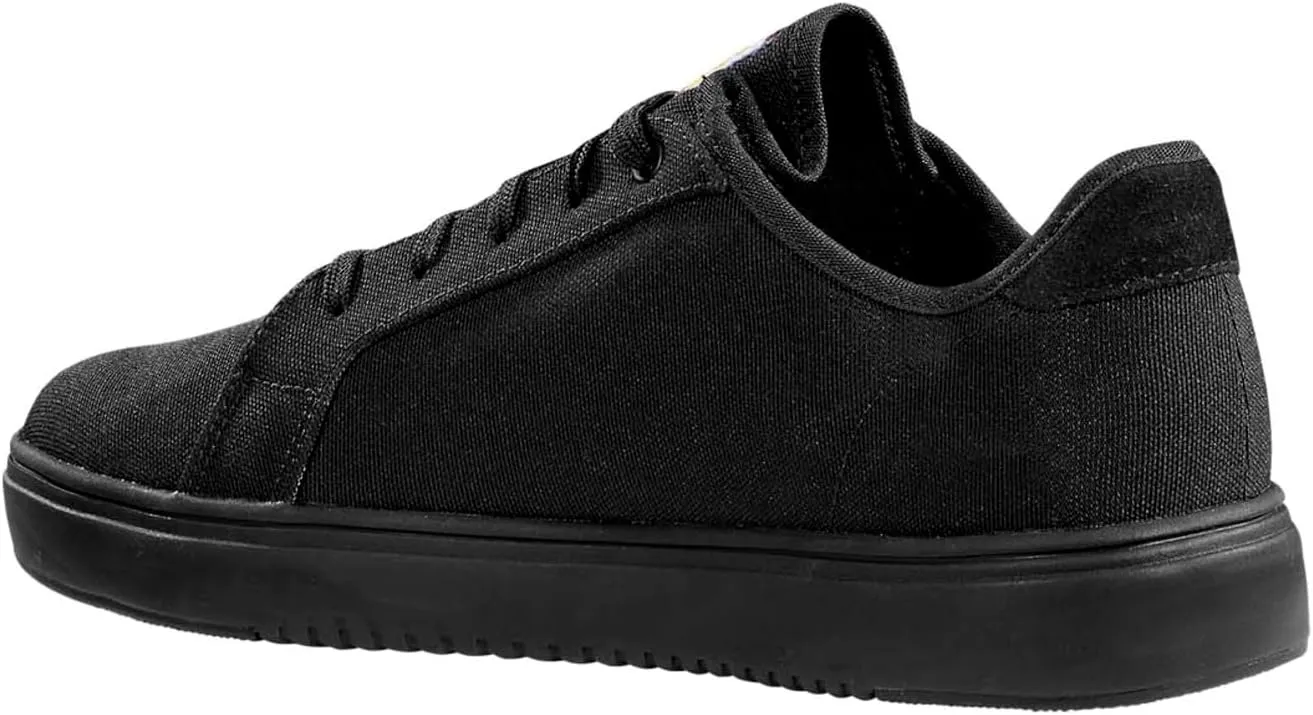 Detroit Low Nano Toe Carhartt Sneakers, Black Canvas