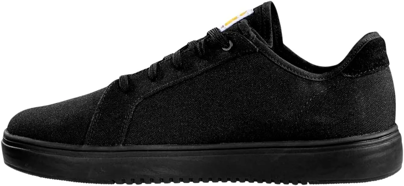 Detroit Low Nano Toe Carhartt Sneakers, Black Canvas