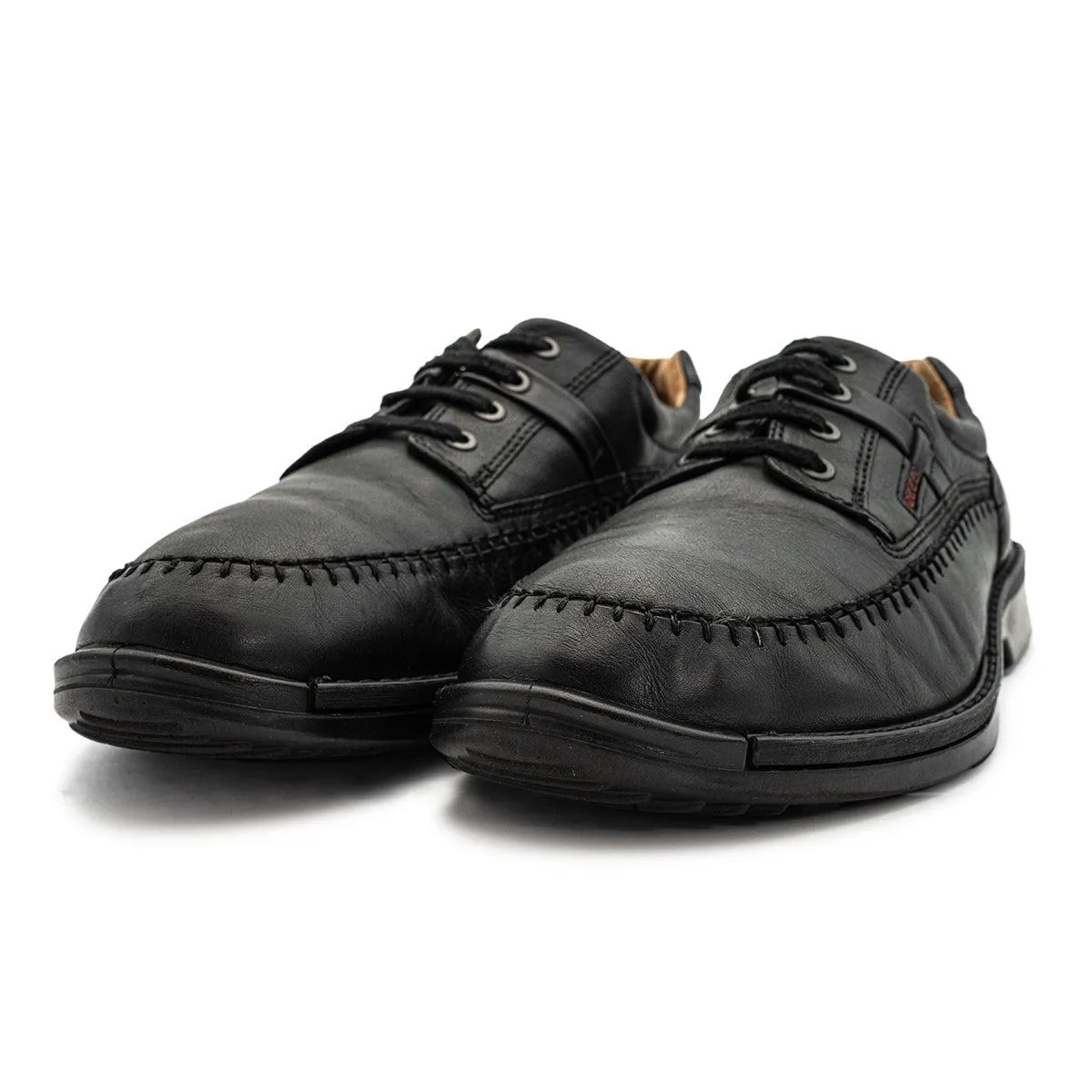 Ecco Formal Lace Ups Leather Black Colour For Men