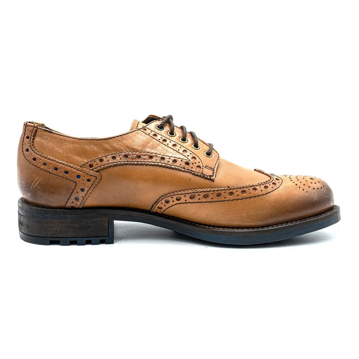 Fronti London Brogues Formal Lace Ups Leather Brown Colour For Men