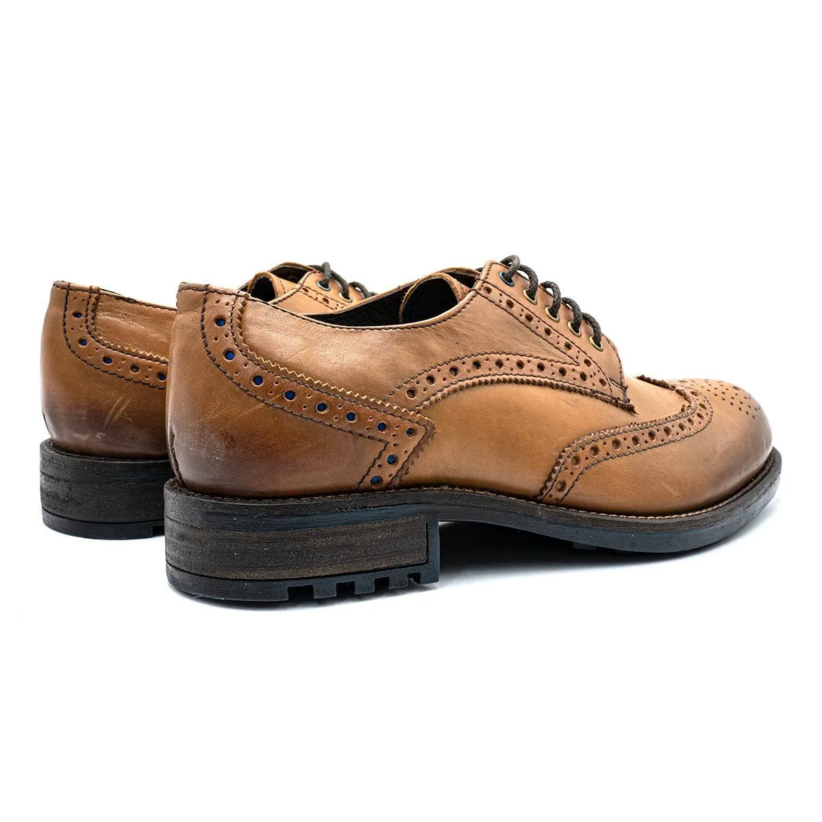 Fronti London Brogues Formal Lace Ups Leather Brown Colour For Men