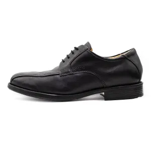 Geox U Federico Formal Lace Ups Leather Black Colour For Men