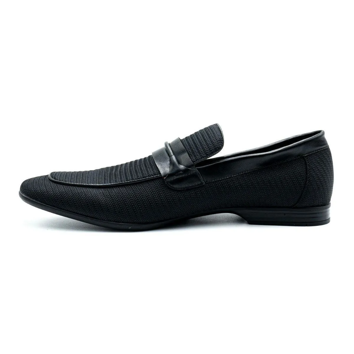 Giorgio Brutini Casual Loafers Fabric Black Colour For Men