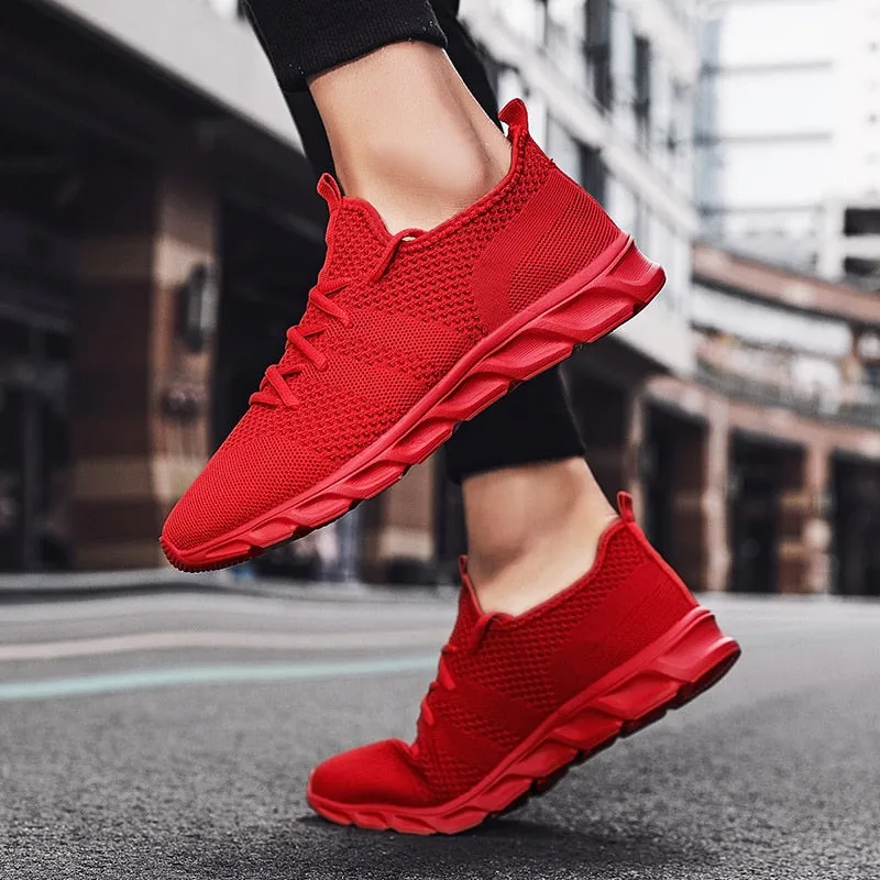 Hnzxzm Men Casual Shoes Men Sneakers Brand Men Shoes Loafers Slip On Male Mesh Flats Big Size Breathable Spring Autumn Summer