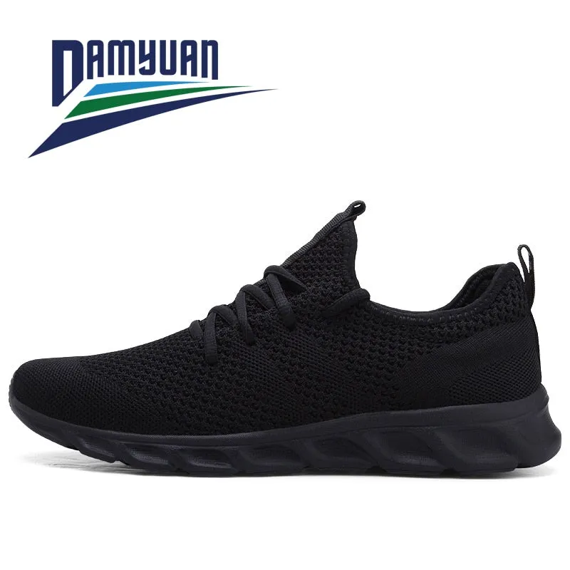 Hnzxzm Men Casual Shoes Men Sneakers Brand Men Shoes Loafers Slip On Male Mesh Flats Big Size Breathable Spring Autumn Summer