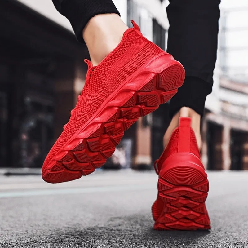 Hnzxzm Men Casual Shoes Men Sneakers Brand Men Shoes Loafers Slip On Male Mesh Flats Big Size Breathable Spring Autumn Summer