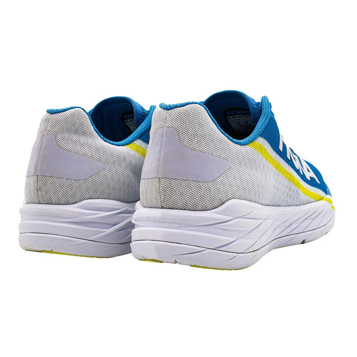 Hoka Rocket X Running Sport Shoes Mesh Fabric Blue Colour For Men