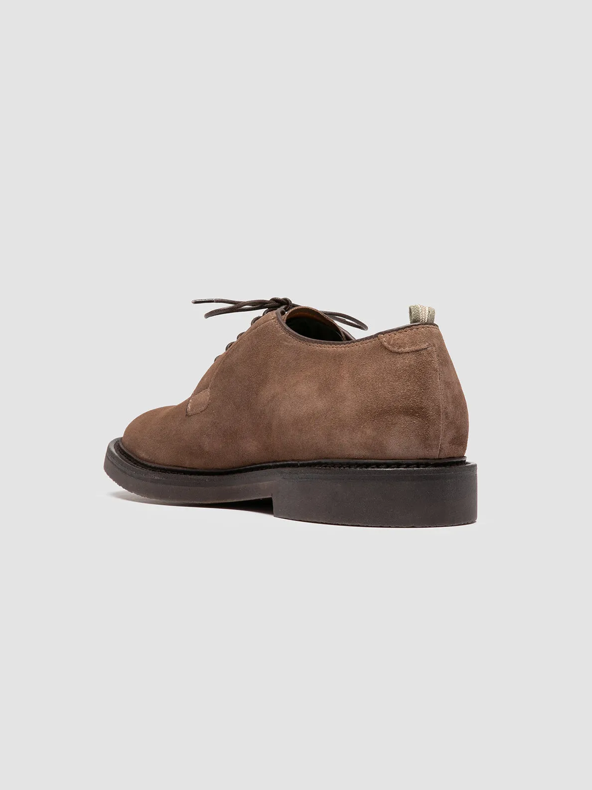 HOPKINS FLEXI 201 - Taupe Suede Derby Shoes