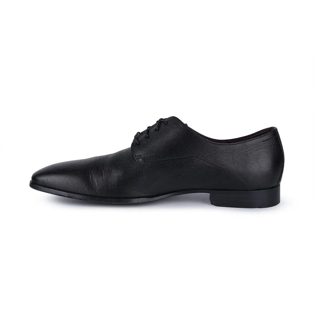 Hugo Boss Formal Lace Ups Leather Black Colour For Men