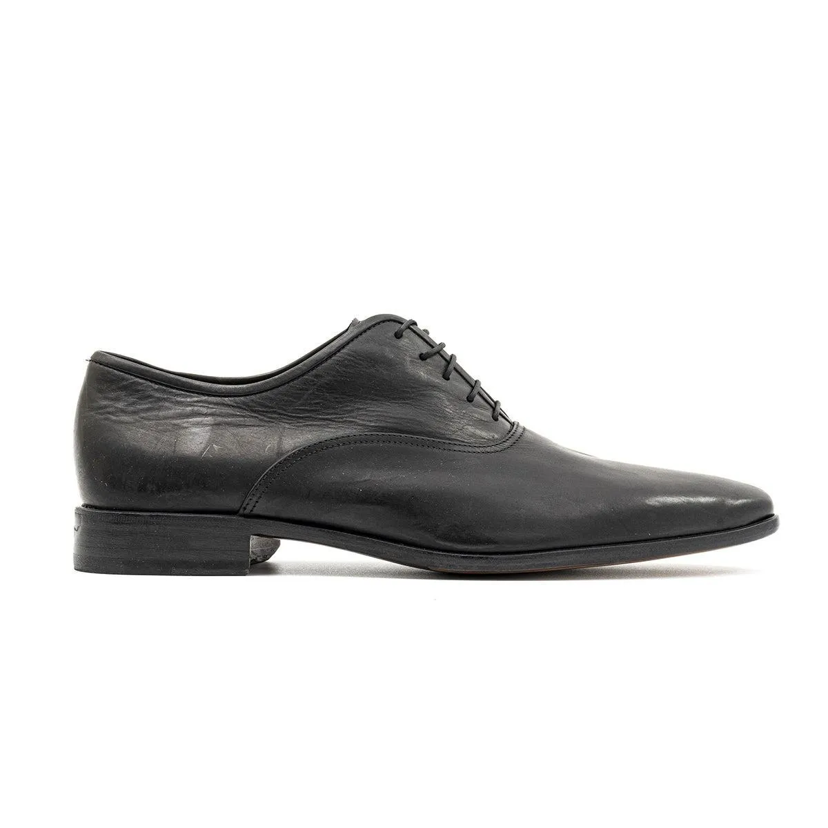 Hugo Boss Oxford Formal Lace Ups Leather Black Colour For Men