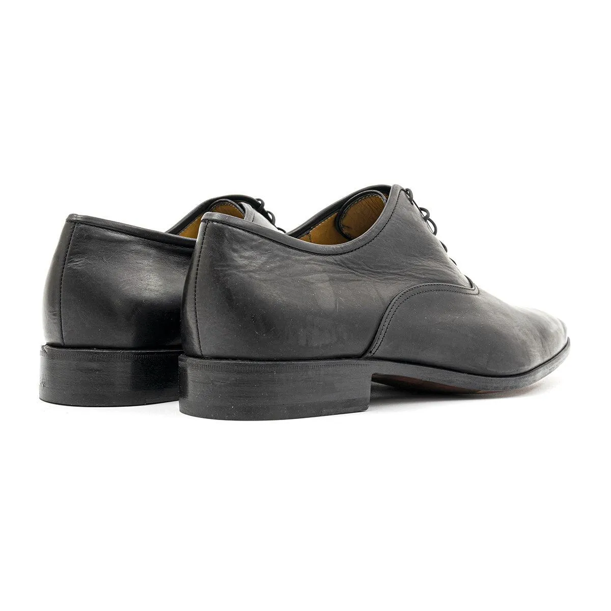 Hugo Boss Oxford Formal Lace Ups Leather Black Colour For Men