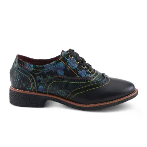 L'Artiste Muggiasti-Dot Oxford (Women) - Black Multi