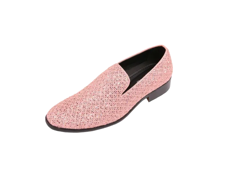 Pink Men's Luxury Style Slip-On Loafer Style Sarlo Pink