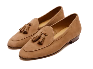 Sagan Classic Tassel Loafers in Alezan Asteria Suede