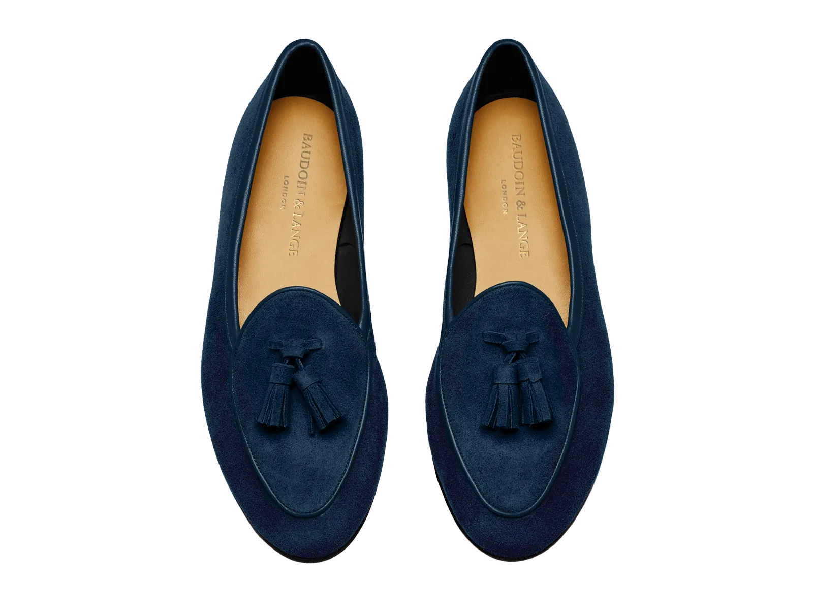 Sagan Classic Tassel Loafers in Lazuli Navy Asteria Suede