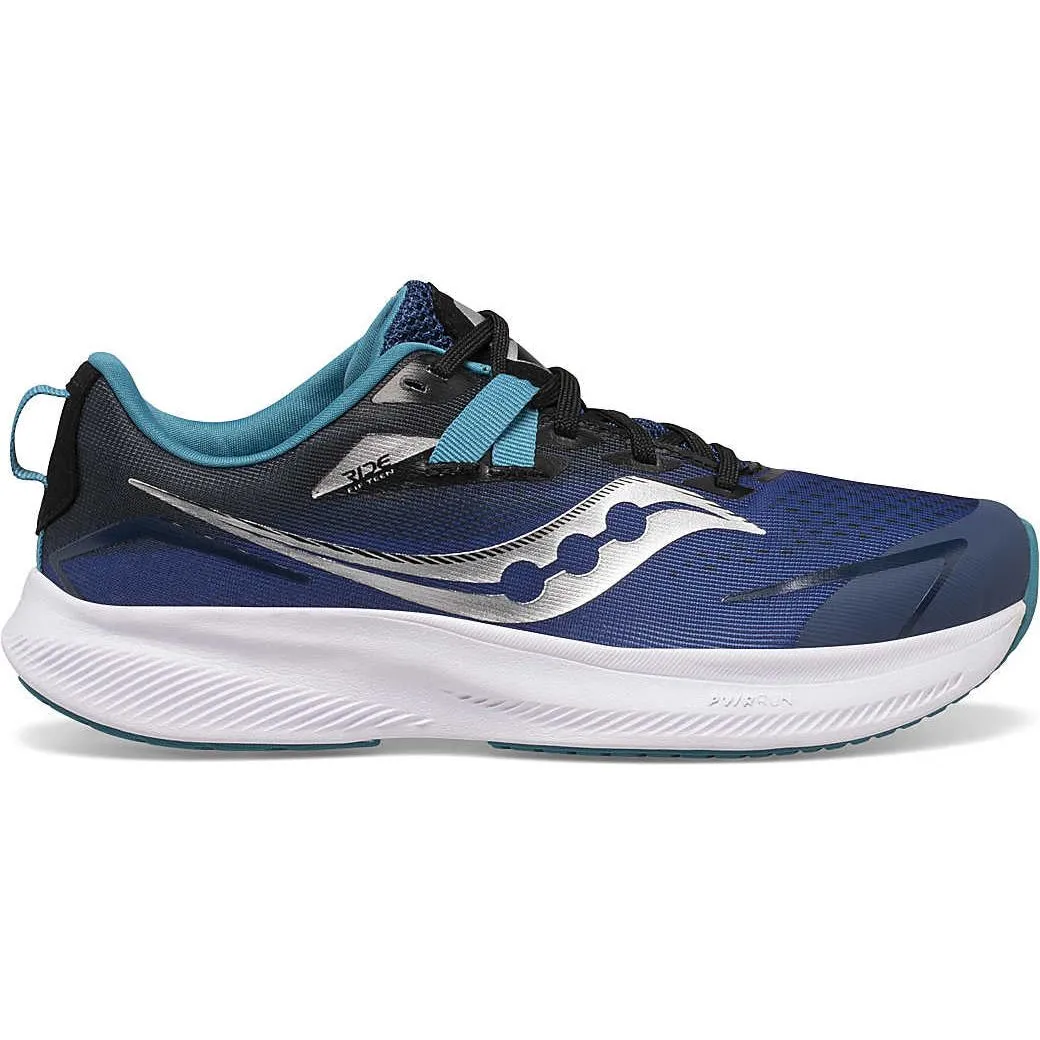 Saucony Ride 15 Junior Running Shoes - Blue