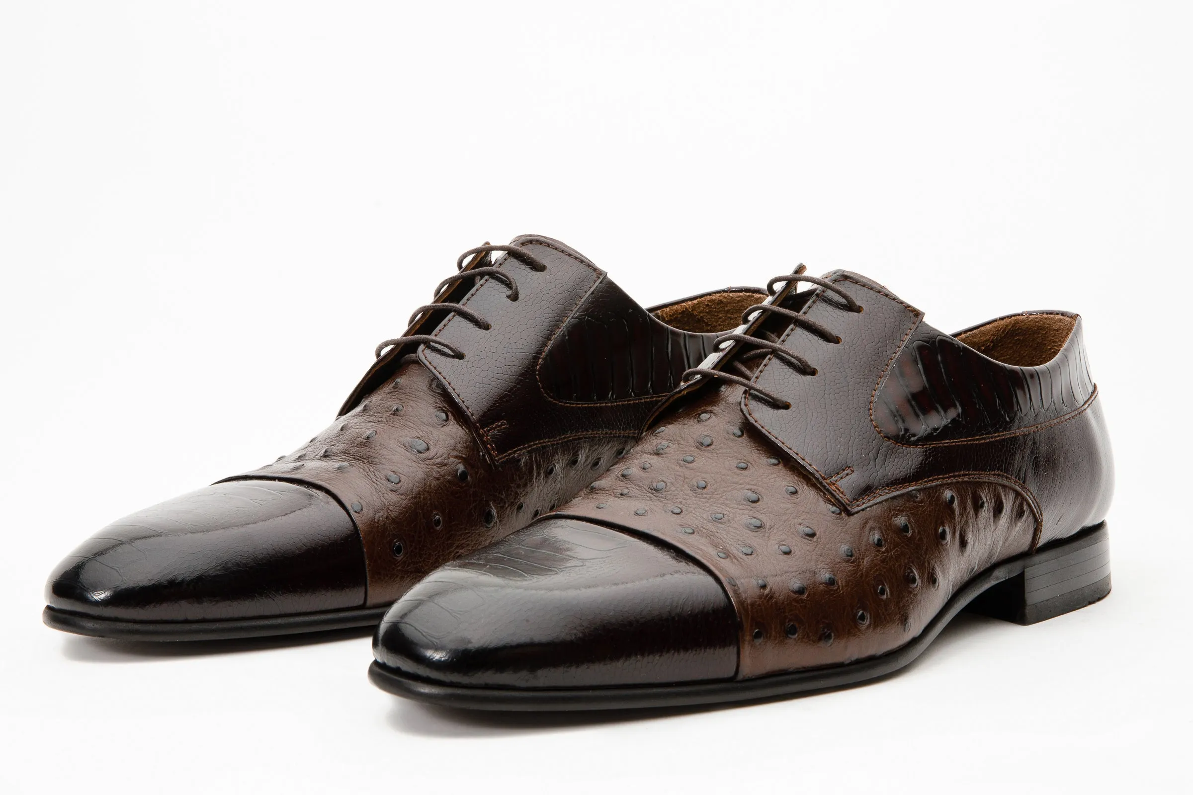 The Monterrey Brown Cap Toe Derby Men Shoe