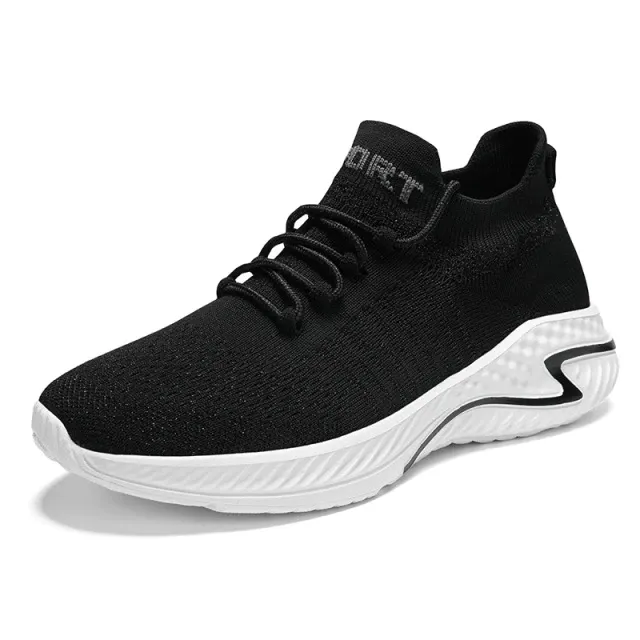 Tim Women's Unisex Running Sneaker Black Breathable