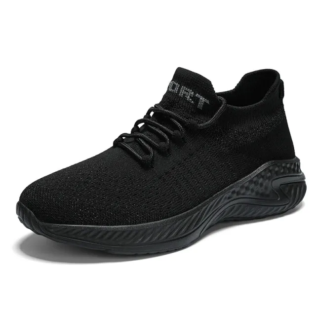 Tim Women's Unisex Running Sneaker Black Breathable