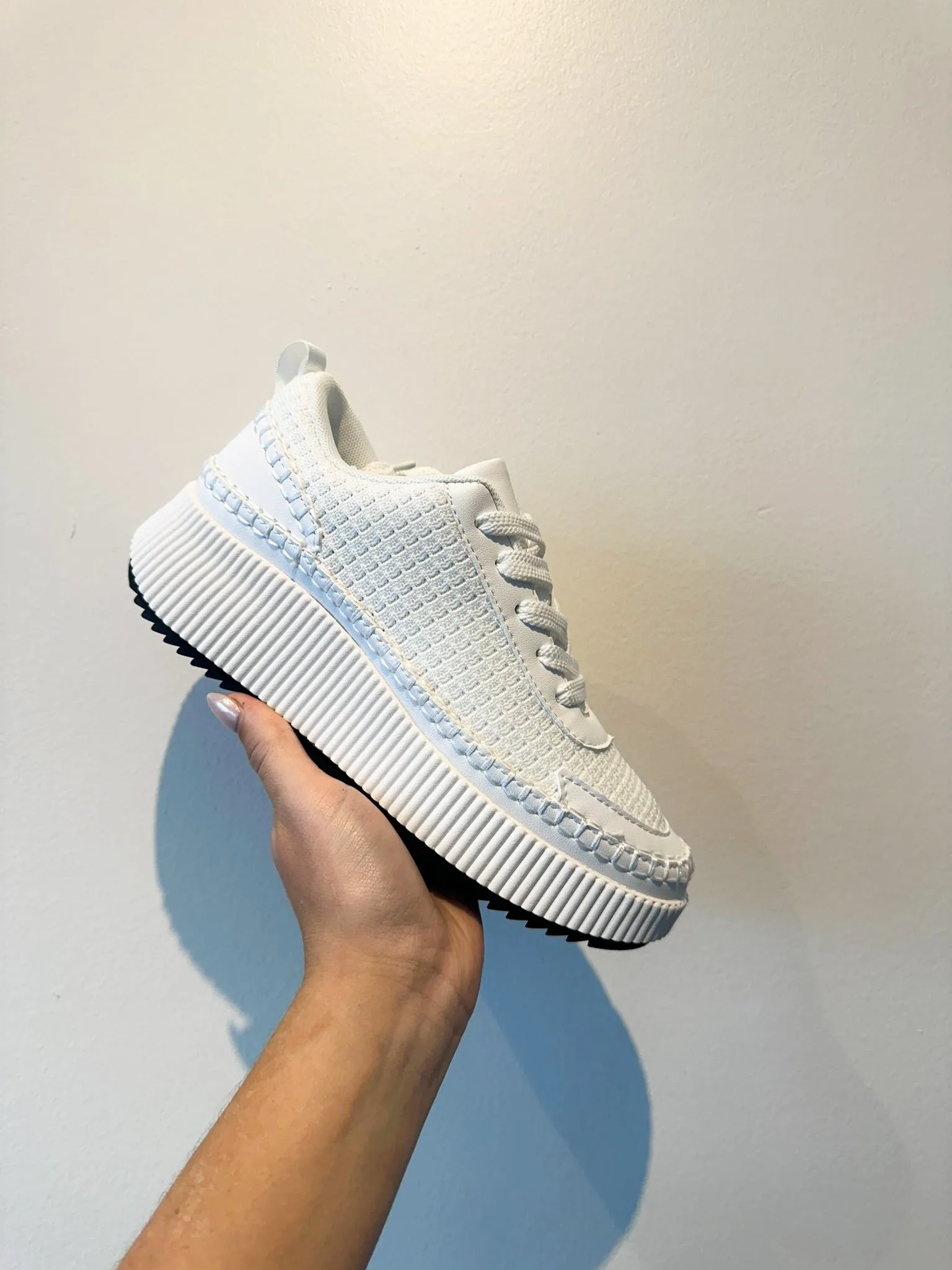 Willow Woven Sneakers - White