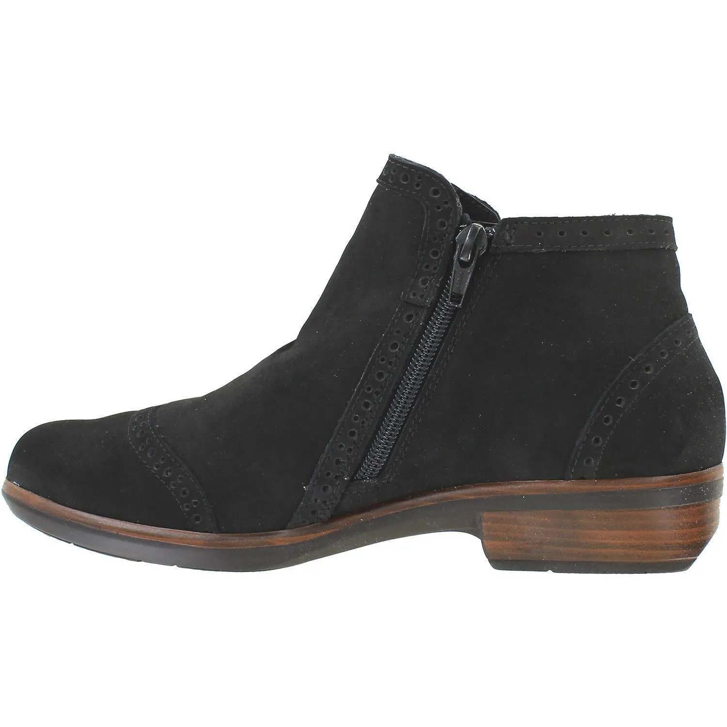 Women's Naot Nefasi Black Velvet Nubuck