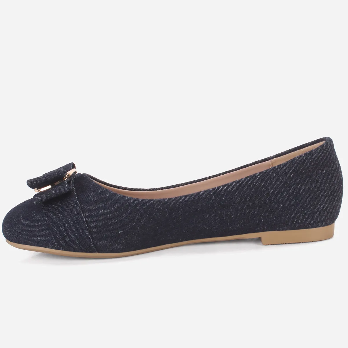 Womens "SILAS" Decorated Flat Slip-on Casual Shoes